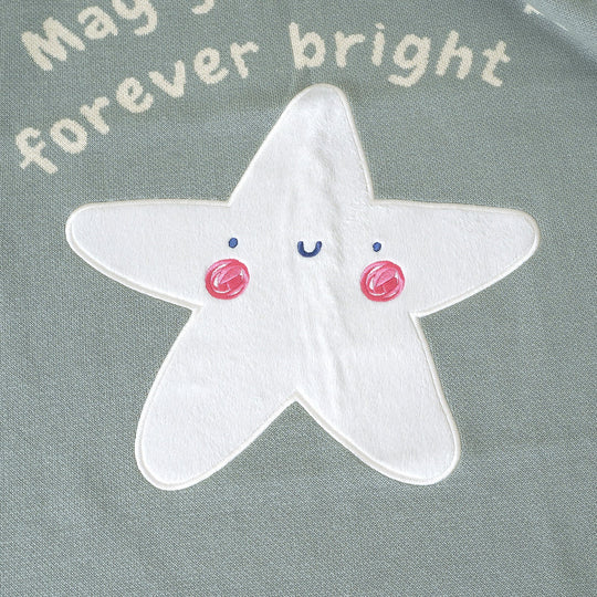 You Are the Light Knit Baby Blanket 100% Cotton