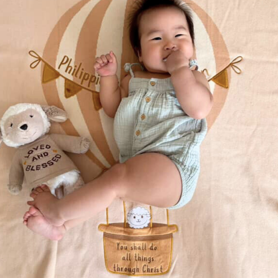 Soar High Knit Baby Blanket 100% Cotton