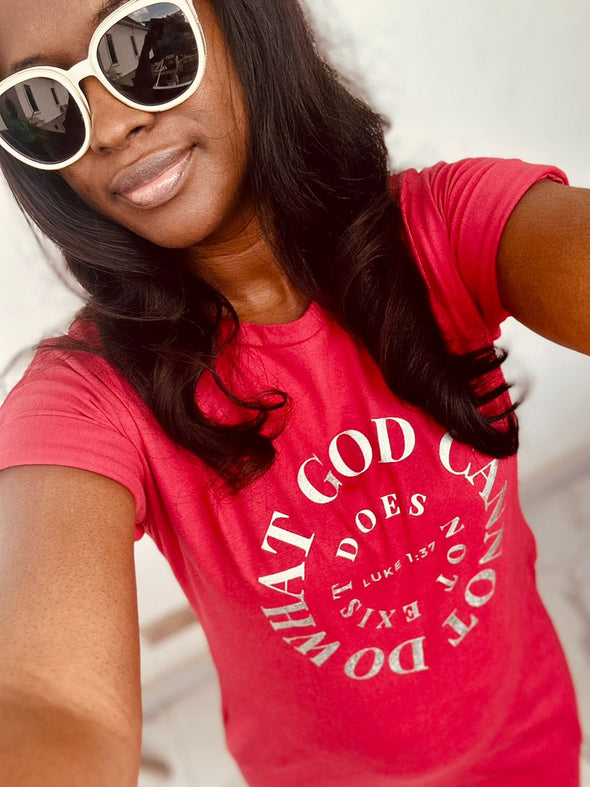 WHAT GOD CANNOT DO | RED DRESS | ANKLE LENGTH