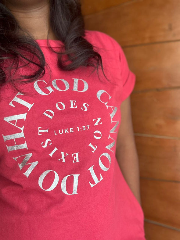 WHAT GOD CANNOT DO | RED DRESS | ANKLE LENGTH