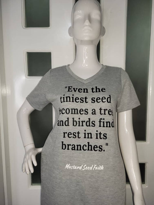 Mustard Seed | Grey Dress | Ankle Length