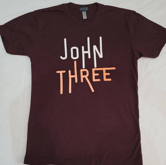 John Three | Red | Unisex Relaxed Fit T-Shirt