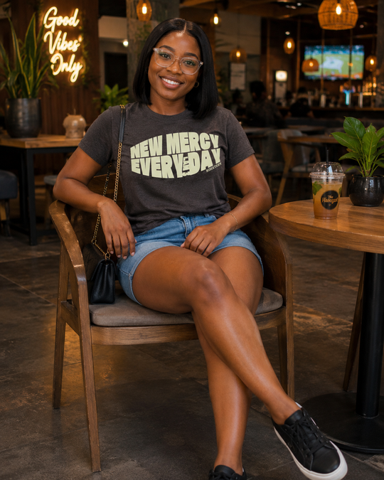 New Mercy Everyday| Unisex | Brown | Relaxed Fit T-Shirt