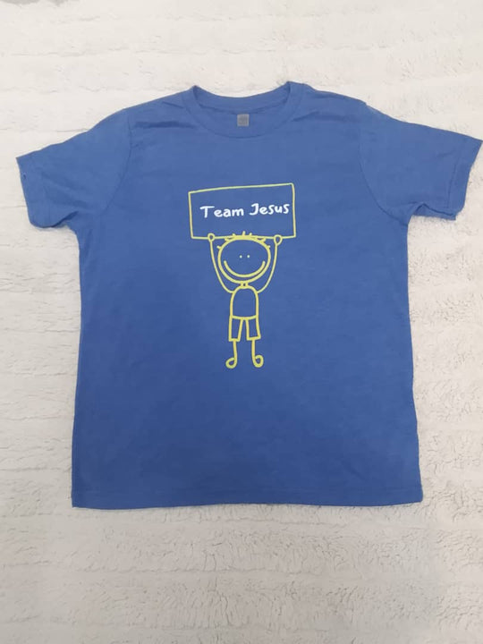Team Jesus | Vintage Royal | Boys T-Shirt