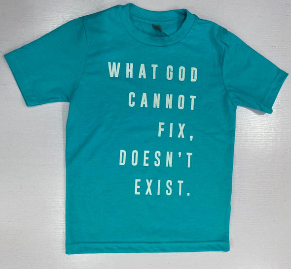 Boys What God Can't do Blue T-Shirt