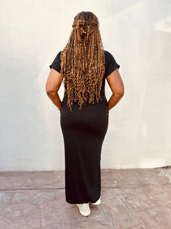 Light | Black Dress | Ankle Length