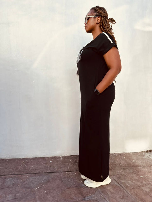 Light | Black Dress | Ankle Length