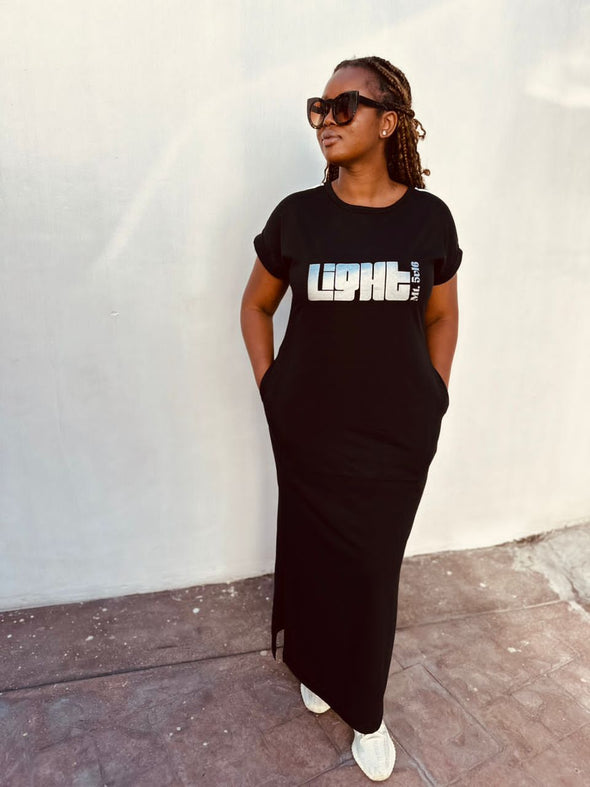 Light | Black Dress | Ankle Length