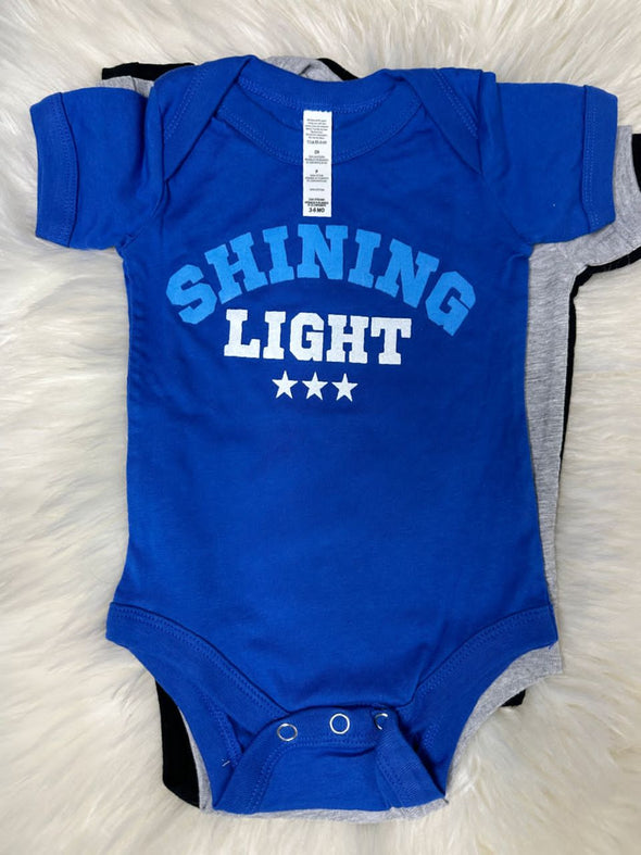Shinning Light | Blue | Baby Onesies