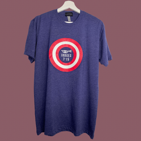 Unisex  | Judges 7:15 Purple | Relaxed Fit T-Shirt