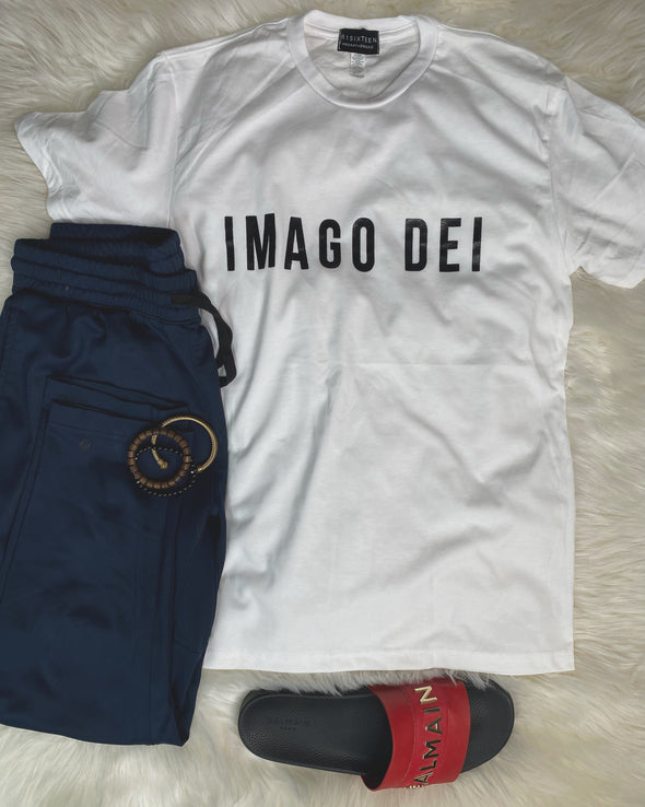 IMAGO DEI | Unisex | White | Relaxed Fit T-Shirt