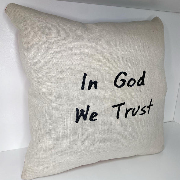 In God we trust | Decorative Throw Pillow