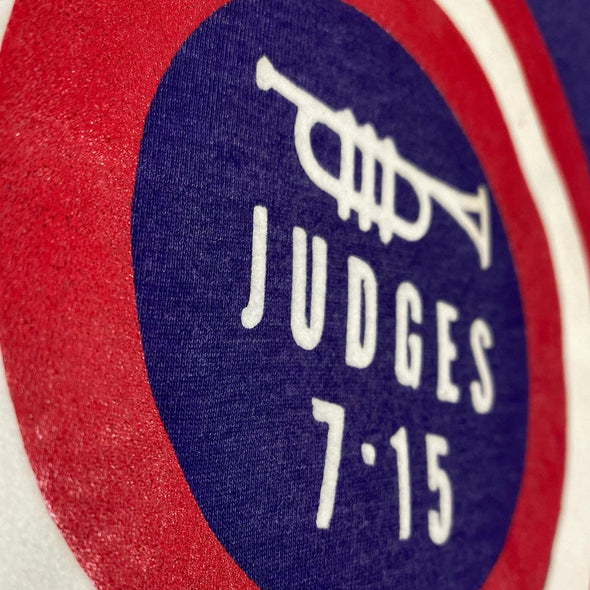 Unisex  | Judges 7:15 Purple | Relaxed Fit T-Shirt